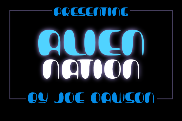 Alien Nation: A Retro Display Font for Bold Campaigns