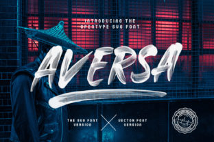 Aversa: A Bold Color Font for Modern Branding