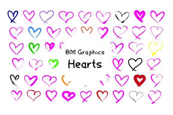 BM Graphics - Hearts: A Display Font for Branding