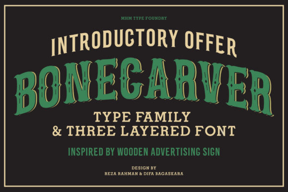 Bone Carver: A Distinctive Display Font for Editorial Design