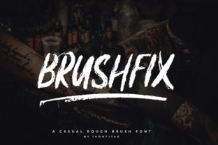 Brushfix: A Bold Display Font for Editorial Impact