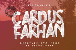 Cardus Brush: A Bold Display Font for Modern Editorial Design