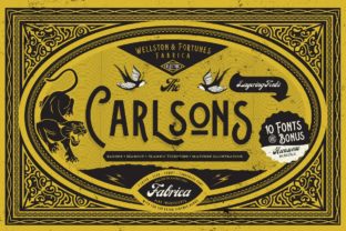 Carlsons: A Vintage Display Font for Business Branding