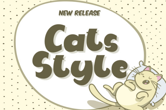 Cats Style: A Chunky Display Font for Bold Campaigns