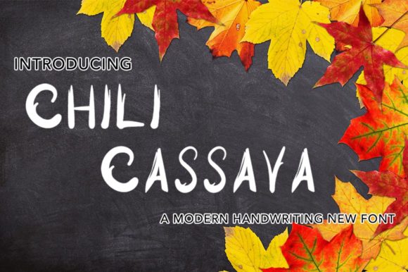 Chili Cassava: A Quirky Display Font for Web Design