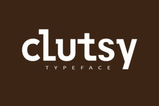 Clutsy: A Bold Display Font for Modern Branding