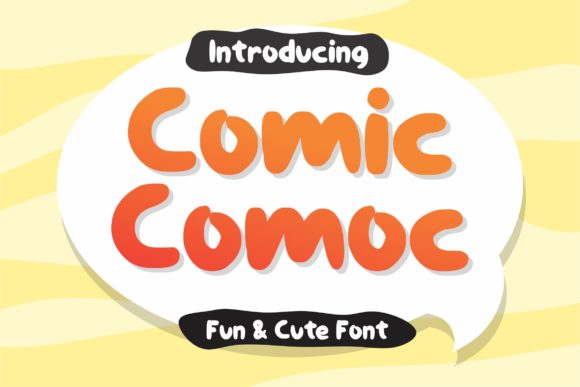 Comiccomoc: A Playful Display Font for Crafters
