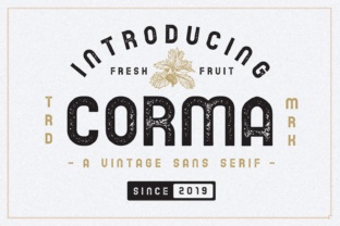 Corma Family: A Modern Sans Serif Font for Makers