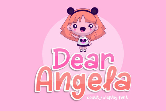 Dear Angela: A Sweet Display Font for Brand Identity