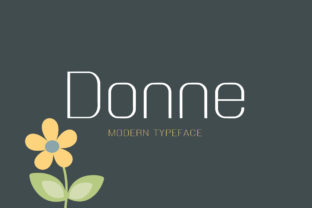 Donne: A Modern Display Font for Strong Branding