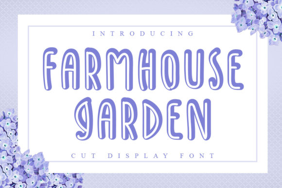 Farmhouse Garden: A Fresh Display Font for Branding