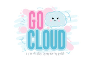 Go Cloud: A Playful Display Font for Editorial Design