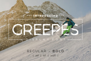 Greepes: A Bold Display Font for Web Design