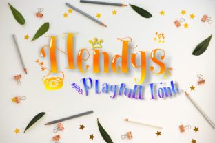 Hendys: A Playful Display Font for Editorial Design