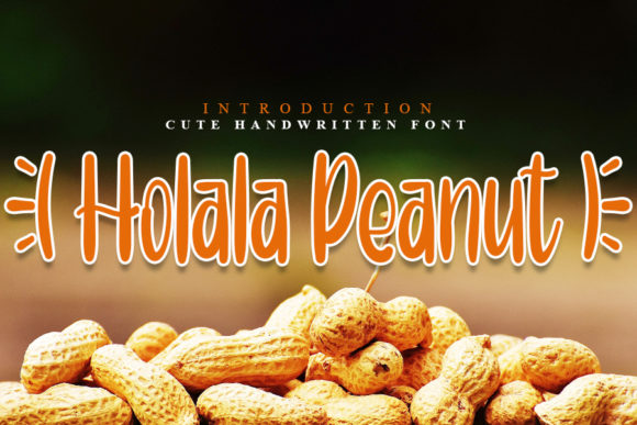 Holala Peanut: A Playful Display Font for Marketers