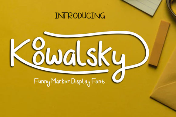 Koowalsky: A Bold Display Font for Web Headers
