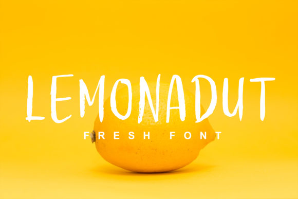 Lemonadut: A Fresh Display Font for Your Brand