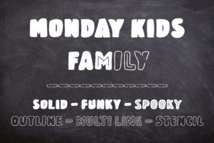 Monday Kids Family: A Playful Sans Serif Font for Brands