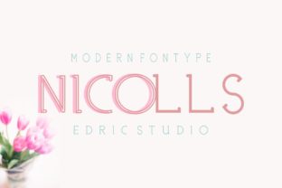 Nicolls: A Modern Serif Font for Elegant Campaigns