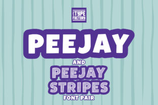 Peejay Peejay Stripes: A Friendly Display Font Review