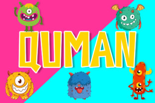 Quman Font: A Playful Display Typeface for Web