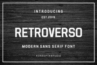 Retroverso: A Sans Serif Font for Digital Clarity