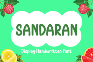 Sandaran: A Cheerful Display Typeface for Editorial Joy