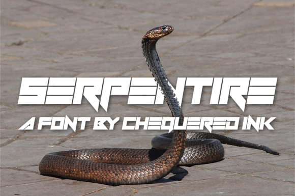 Serpentire: A Bold Display Font for Digital Impact