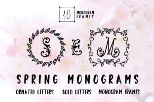 Spring Monogram: A Fresh Typeface for Branding