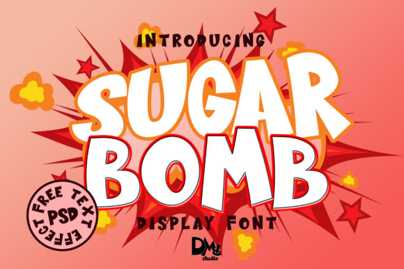Sugar Bomb: A Bold Sans Serif Font for Playful Brands